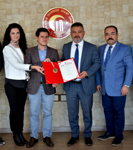 ÇANAKKALE TEKNOPARK İSTANBUL ULUSLARARASI BULUŞ FUARI’NDAN ALTIN MADALYA İLE DÖNDÜ