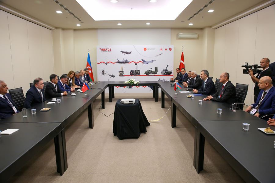 BAŞKAN GÖRGÜN: IDEF 2023’TE ÜLKEMİZDE MİSAFİR ETTİĞİMİZ YABANCI ÜLKE HEYETLERİ İLE İKİLİ GÖRÜŞMELER GERÇEKLEŞTİRDİK