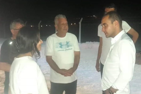 Kaymakam Yurddaş, konteyner kentleri ziyaret etti