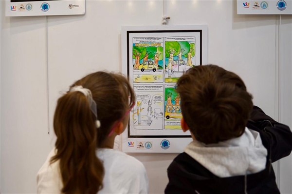 Tuzla Belediyesi Çizgi Roman Okulu, çocukların hayal gücünü sergiye taşıdı