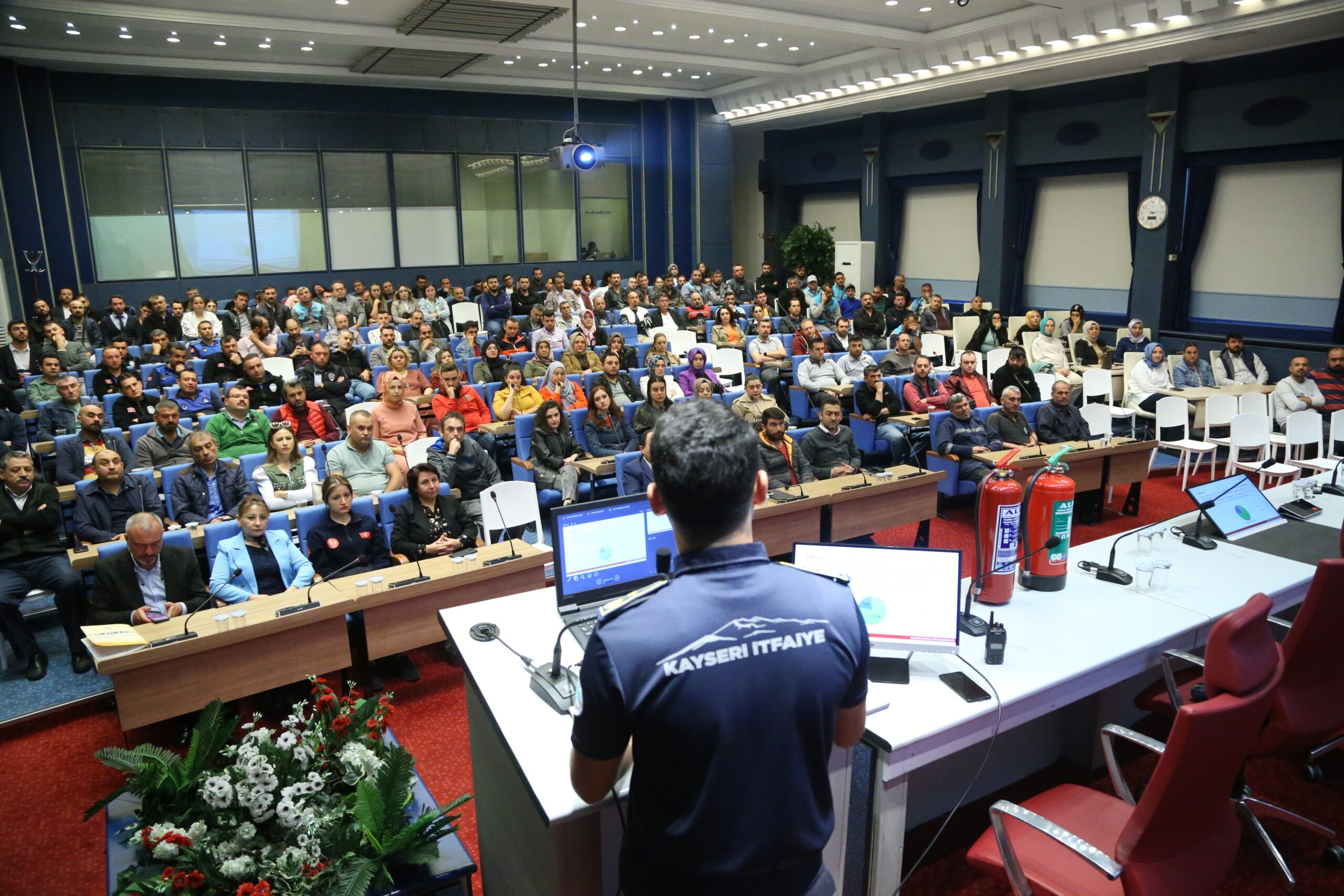 Kayseri’de “Yangın, Deprem ve Trafik Kazaları” eğitimi