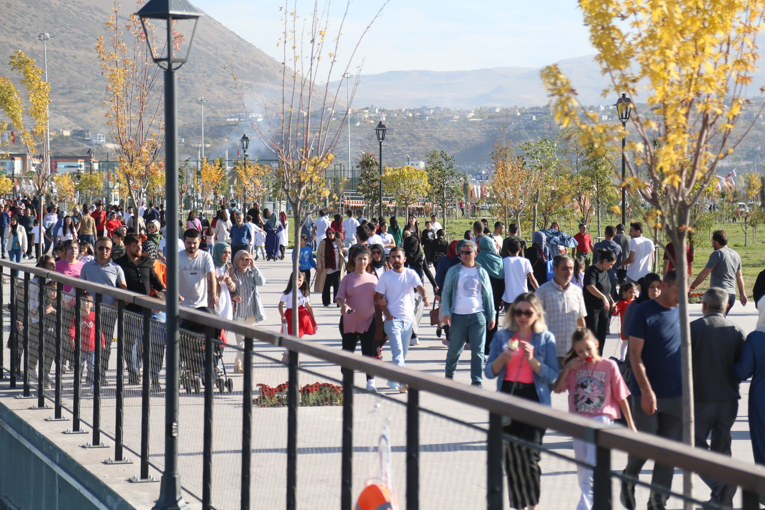 Recep Tayyip Erdoğan Millet Bahçesi’ne ziyaretler sürüyor