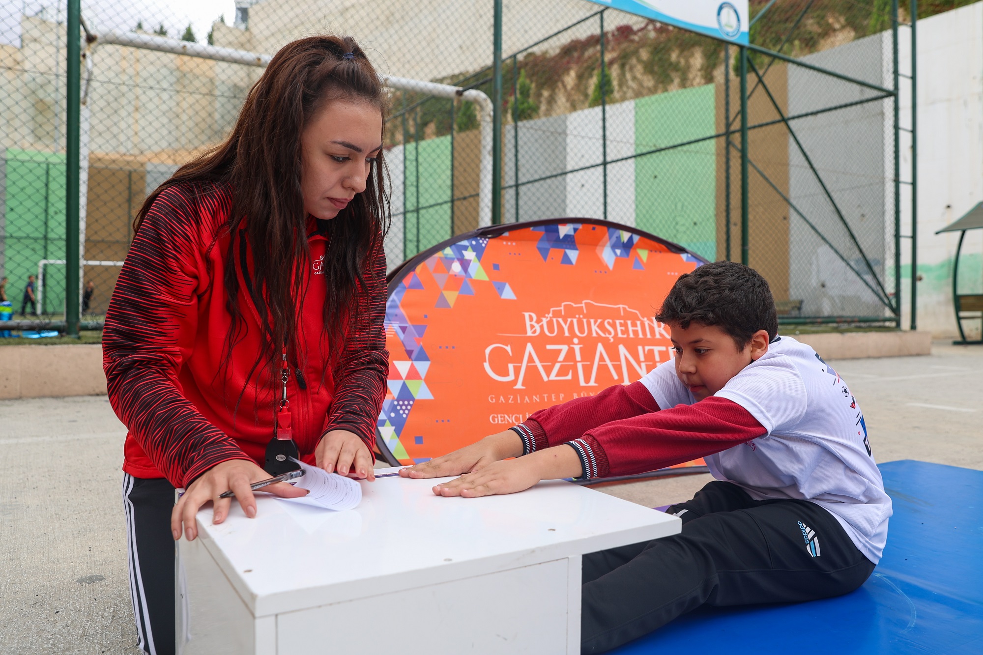Gaziantep’te öğrenciler yetenek taramasında