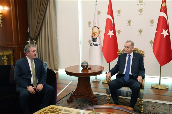 Cumhurbaşkanı Erdoğan, BBP Genel Başkanı Destici’yi kabul etti