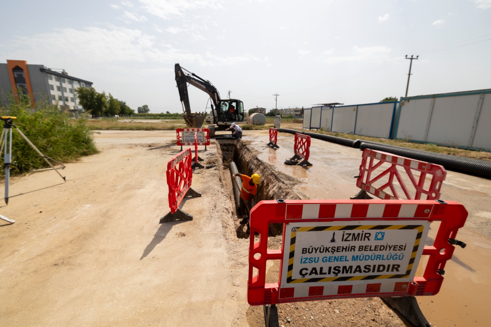 Torbalı Subaşı Atık Su ve Yağmur Suyu Şebekesi Projesi’nin imalatlarında yarıya gelindi