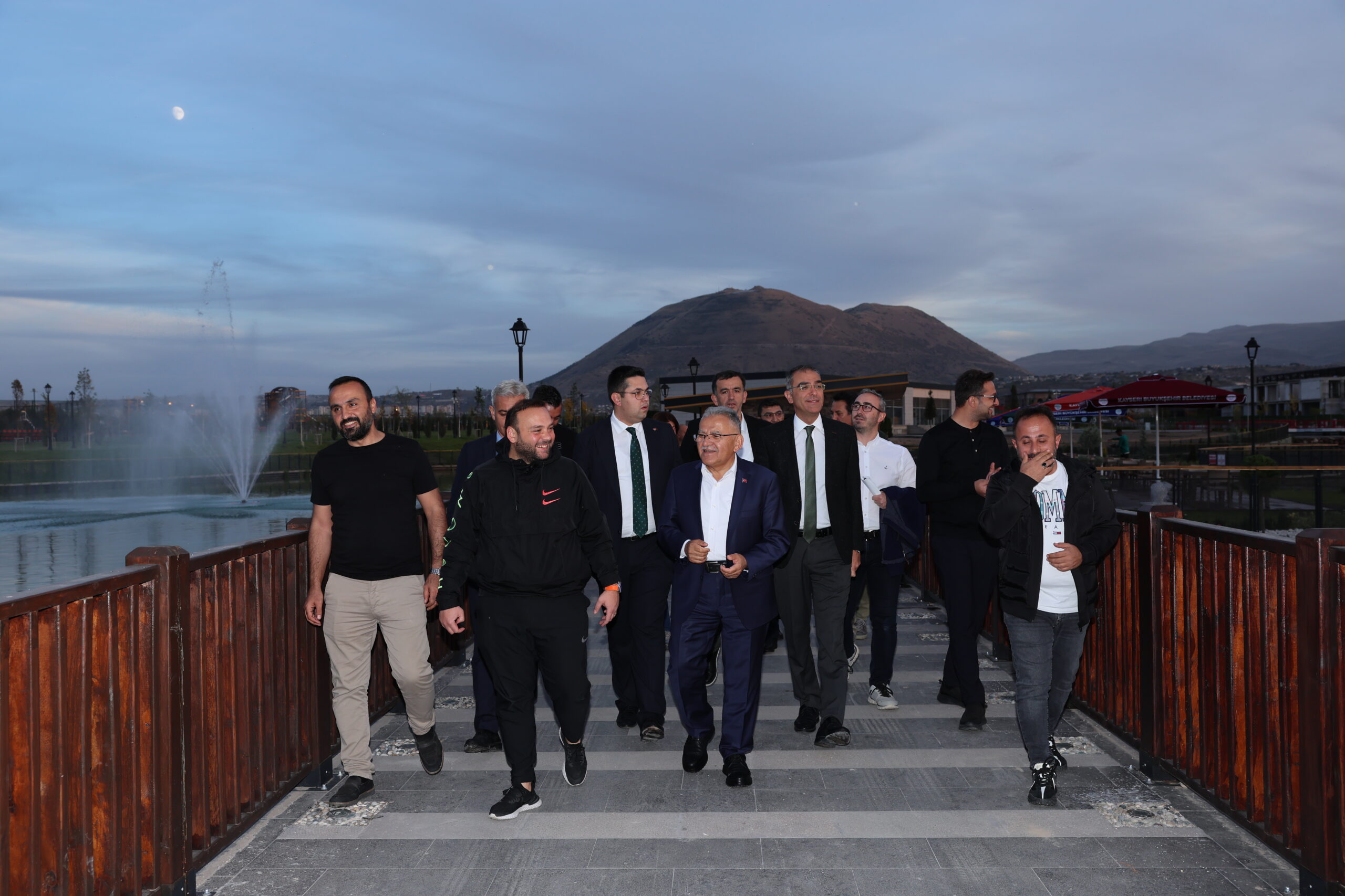 Başkan Büyükkılıç, Recep Tayyip Erdoğan Millet Bahçesi’nde incelemelerde bulundu