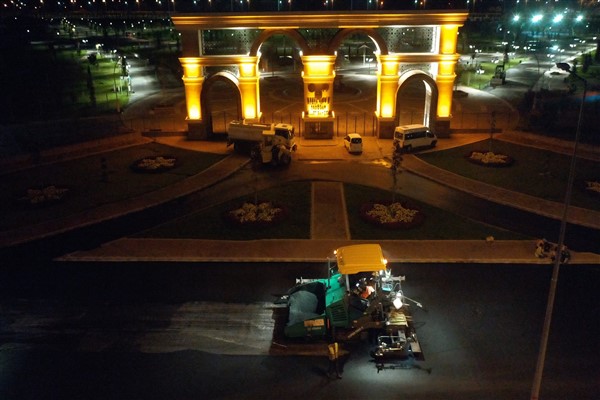 Kayseri’de asfalt çalışmaları sürüyor