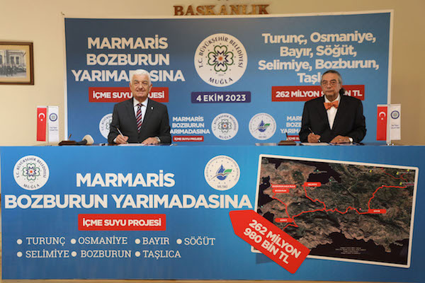 Marmaris’de içme suyu yatırımı projesi hayata geçiriliyor