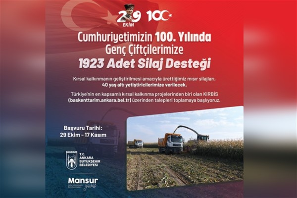 ABB’den Cumhuriyetin 100. yılında mısır silajı desteği
