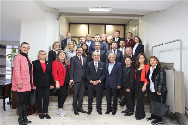 CHP il yönetiminden Başkan Büyükerşen’e nezaket ziyareti