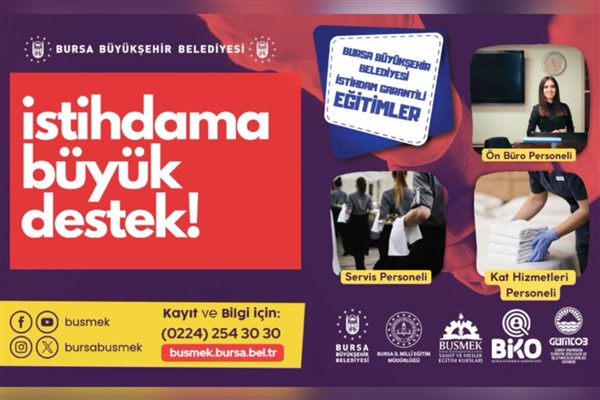 BUSMEK’ten istihdam garantili yeni kurs