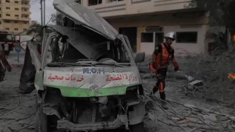 İsrail’in saldırısı sonucu 3 sağlık görevlisi hayatını kaybetti