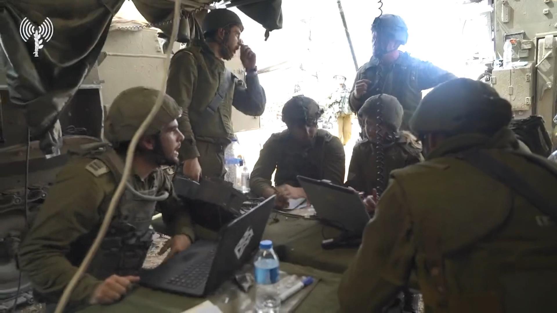 IDF, Gazze’in kuzeyinde konuşlanan İsrailli askerlerin görüntülerini paylaştı