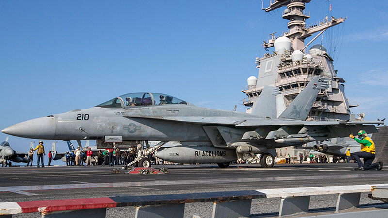 ABD’nin uçak gemisi USS Gerald R. Ford’un görev süresi uzatıldı