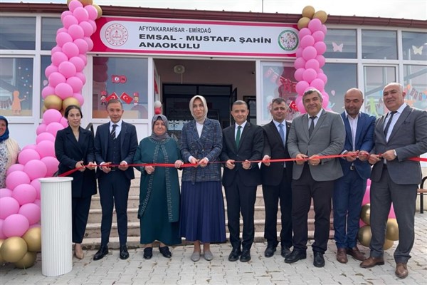 Şahin, vefat eden eşinin vasiyetini yerine getirerek okul yaptırdı