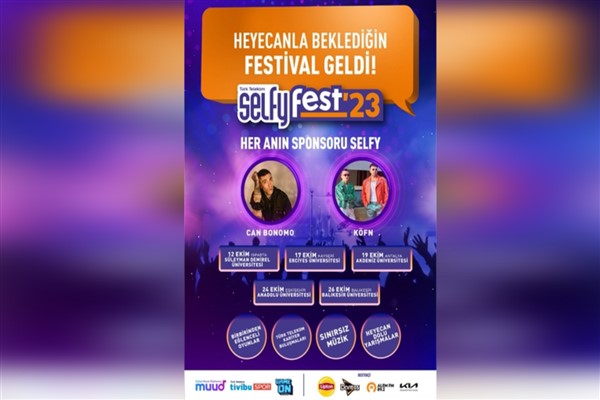 Kampüslerde festival heyecanı: Selfy Fest’e geri sayım başladı