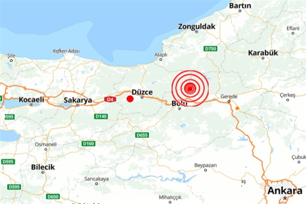 Bolu’da deprem