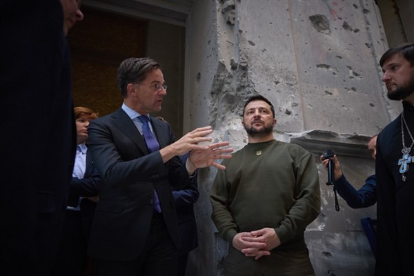 Ukrayna Devlet Başkanı Zelenski,  Hollanda Başbakanı Rutte ile görüştü