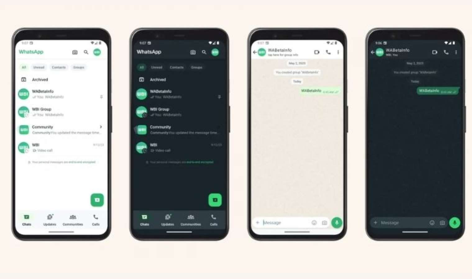 WhatsApp Android için yeni tasarımı kullanıcılara ulaşıyor
