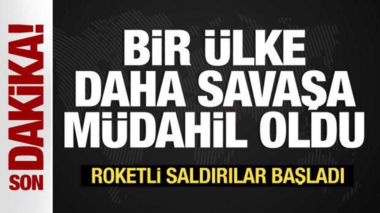 Bir ülke daha savaşa dahil oldu! İsrail’i vurdular…İsrail’den karşı atak