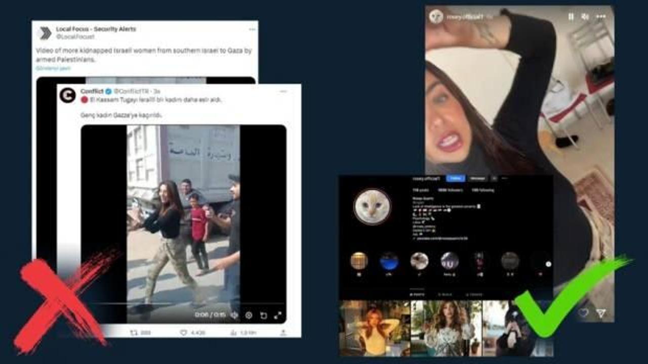 ‘Esir alınan İsrailli kadın’ gerçeği belli oldu! Bakın kim çıktı