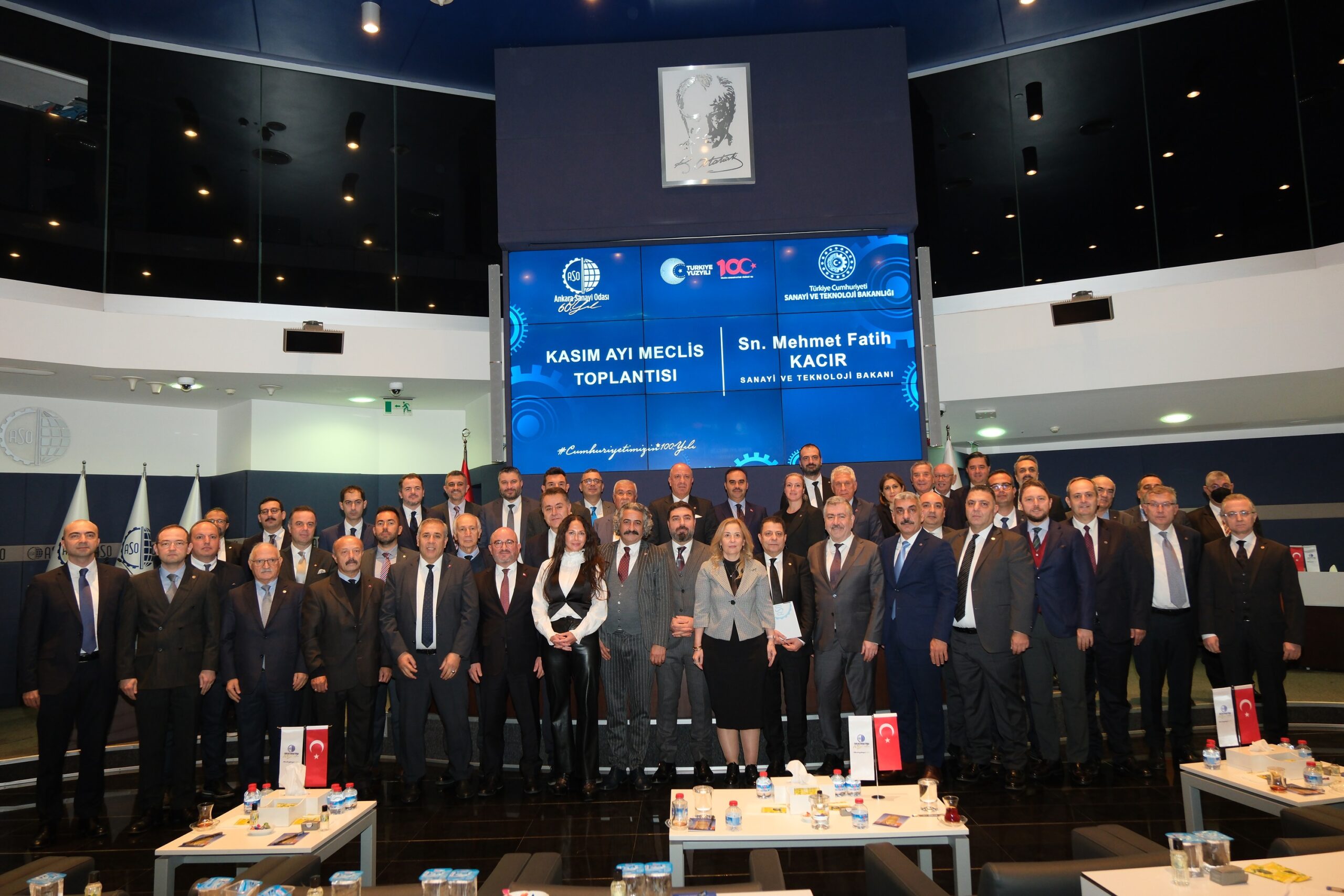 ASO KASIM AYI MECLİS TOPLANTISI SANAYİ VE TEKNOLOJİ BAKANI KACIR’IN KATILIMIYLA YAPILDI.