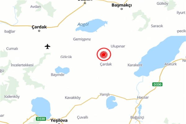 Burdur’da deprem