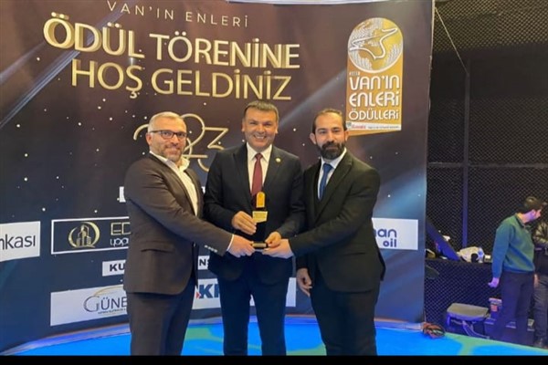 “Van’ın Ekonomisine Katkı Sağlayan En Başarılı Kuruluş” ödülüne layık görüldü