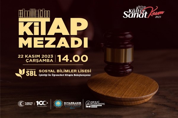 Diyarbakır’da Kitap Mezadı öğrencilerle buluşacak