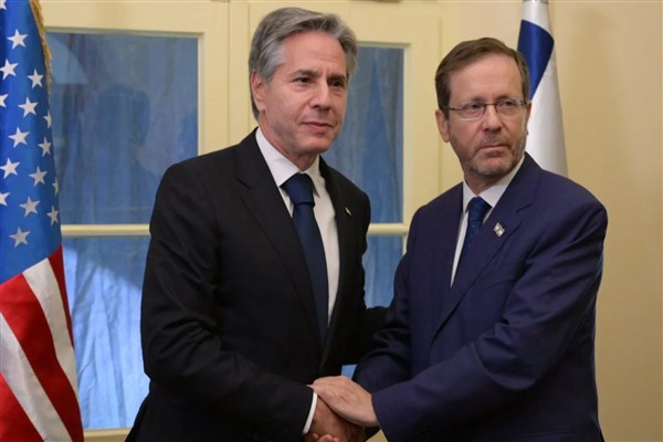 İsrail Cumhurbaşkanı Herzog’dan ABD Dışişleri Bakanı Blinken’a teşekkür