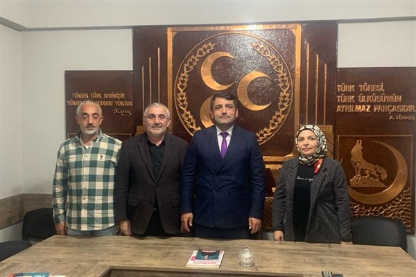 Tüm Çay İş Sendikası’ndan MHP Rize İl Başkanı Alkan’a ziyaret