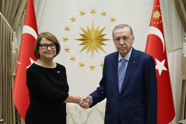 Cumhurbaşkanı Erdoğan, Finlandiya Büyükelçisi Hamalainen’i kabul etti