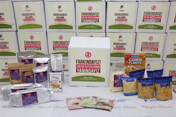 Küçükçekmece’deki çölyak hastalarına glütensiz gıda yardımı