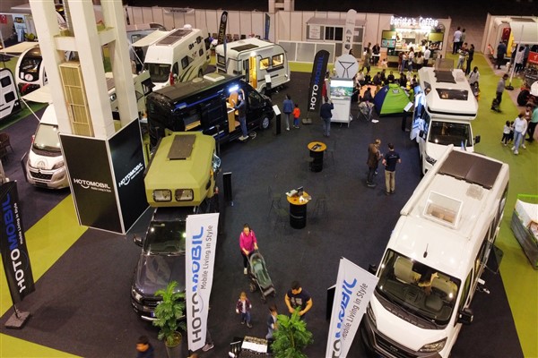 Kamp ve karavan tutkunları CAMPEX Gaziantep Fuarı’nda bir araya geldi