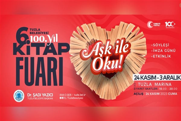 Tuzla Belediyesi 6’ncı Kitap Fuarı 24 Kasım’da kapılarını açıyor