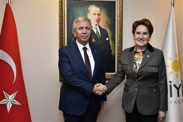 Akşener, Mansur Yavaş’ı kabul etti