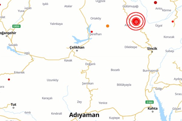 Adıyaman’da deprem