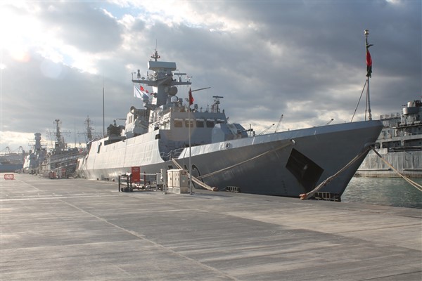 BNS Sangram gemisi Mersin Limanı’nda bakım ve onarıma tabi tutulacak