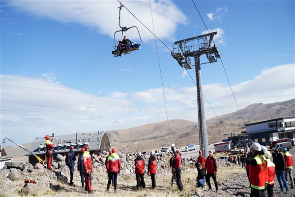 Erciyes’te kurtarma tatbikatı düzenlendi