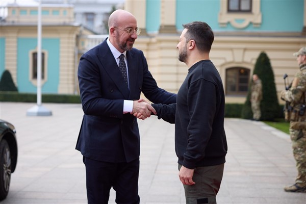 Zelenski, AB ve Hükümet Başkanları Konseyi Başkanı Michel’i ağırladı