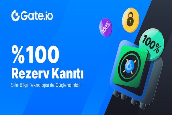 Gate.io 100 ana kripto para için rezerv kanıtı sunmaya başlıyor