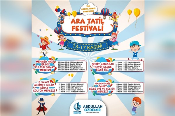 Bağcılar’da öğrencilere ara tatil hediyesi