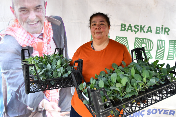 İzmir Büyükşehir’den 2023’te çiftçiye bir milyon fide destek