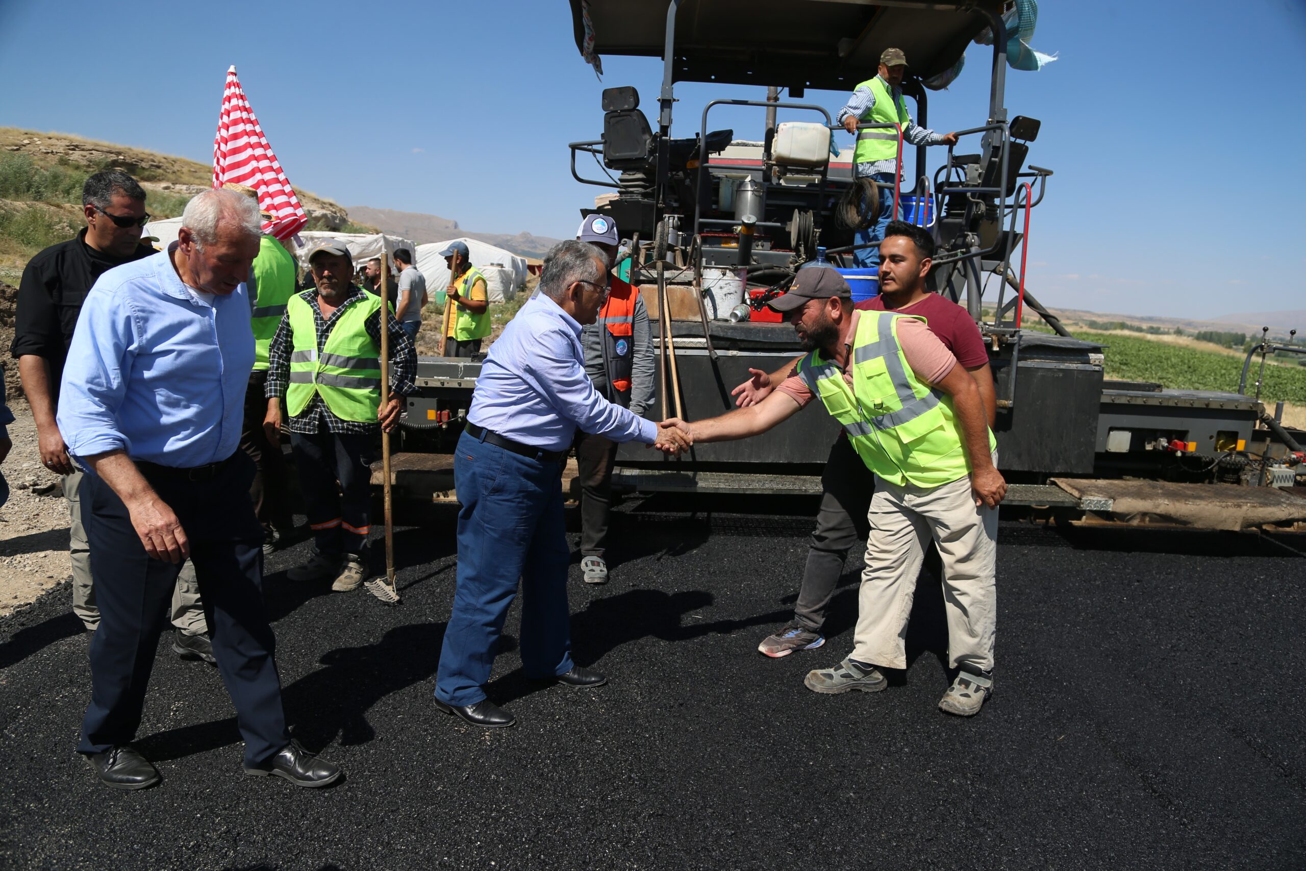 Kayseri’de gerçekleştirilen asfalt çalışması tamamlandı