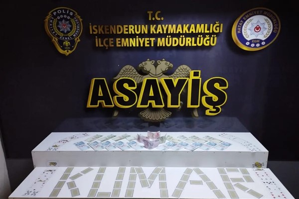 Hatay’da kumar operasyonu