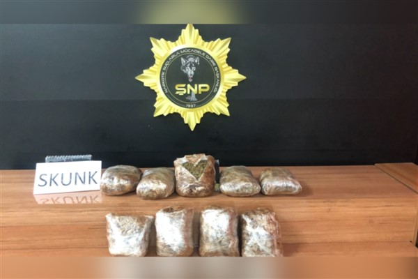Şanlıurfa’da 4 kilo 400 gram skunk maddesi ele geçirildi