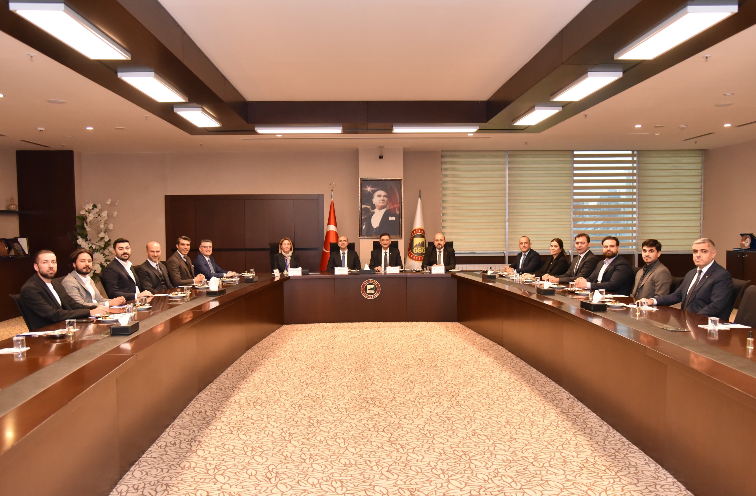 KOSGEB BAŞKANI AHMET SERDAR İBRAHİMCİOĞLU GSO’YU ZİYARET ETTİ