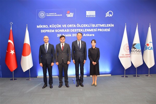 KOSGEB ile JICA arasında deprem bölgesi için yeni finansman anlaşması
