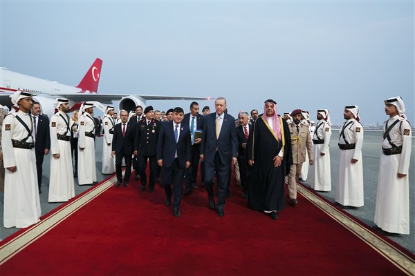 Cumhurbaşkanı Erdoğan Katar’da