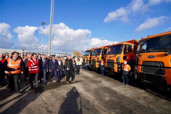 İstanbul’da kış hazırlıkları kapsamında 125 yeni araç alımı gerçekleştirildi